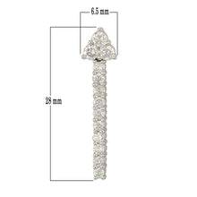 Load image into Gallery viewer, 18k White Gold 0.60ctw Diamond Modern Linear Floating Pendant
