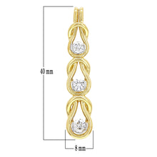 Load image into Gallery viewer, 14k Yellow Gold 0.65ctw Diamond Anniversary Past, Present, Future Pendant
