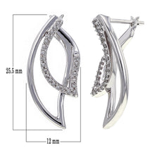 Load image into Gallery viewer, 14k White Gold 1/2ctw Diamond Angel Wing Earrings
