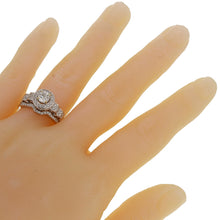 Load image into Gallery viewer, 14k White Gold 1.17ctw Diamond Engagement &amp; Wedding 2 Piece Bridal Ring Set