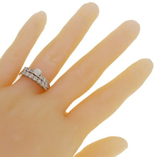 Load image into Gallery viewer, 14k White Gold 1 1/2ctw Diamond Matching Engagement Ring &amp; Wedding Band Set
