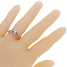Load image into Gallery viewer, 14k White Gold 1/2ctw Brilliant Diamond Matching Engagement &amp; Wedding Ring Set