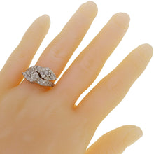Load image into Gallery viewer, 14k Yellow Gold 2.85ctw Diamond Cluster Bypass Ring