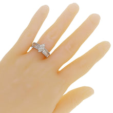 Load image into Gallery viewer, 14k White Gold 1 1/2ctw Mixed Cut Diamond Engagement Ring