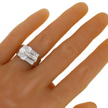 Load image into Gallery viewer, Men&#39;s 14k White Gold 1/4ctw Diamond Pave Crucifix Ring