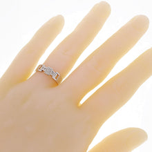 Load image into Gallery viewer, 14k White Gold 0.15ctw Diamond Pave Cross Band