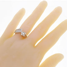 Load image into Gallery viewer, 14k White Gold 1ctw Diamond Modern Bypass Ring