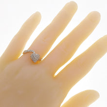 Load image into Gallery viewer, 18k White Gold 1/2ctw Diamond Pave Heart Ring