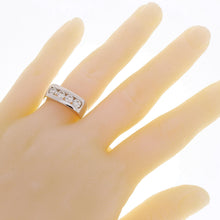Load image into Gallery viewer, Men&#39;s 14k White Gold 0.84ctw Diamond Channel Square Ring