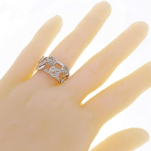 Load image into Gallery viewer, 14k White Gold 1/2ctw Diamond Pave Circle Band