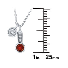 Load image into Gallery viewer, 10k White Gold &amp; 0.43 Cttw Diamond Multi-Charm Pendant Necklace (H-I Color, I1-I2), 18&quot; (Multiple Colors)